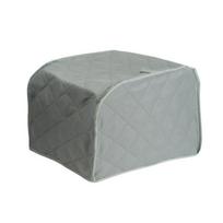 Protective Toaster Cover Dustproof Non-deformation Washable Durable Toaster Cover Fit for 2/4-Slice Toasters And Ovens S pilka