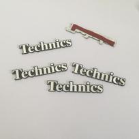 2pcs 5pcs 10pcs Technics car Hi-Fi Speaker audio Speaker Badge stereo Emblem sticker Decal styling accessories 2pcs