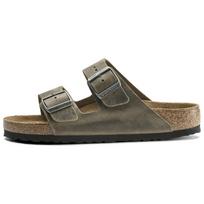 Birkenstock Arizona Soft Footbed Oiled Leather 'Faded Khaki' 1019313 44