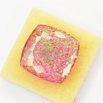 79 CT Large Natural Monarch Fire Opal Doublet Square Cushion Cut Loose Gemstone 30.6 mm įvairiaspalvis