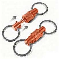 Fast Release Mechanism Quick Release Keychain Retractable Key Chain  Purse Attachment žalia