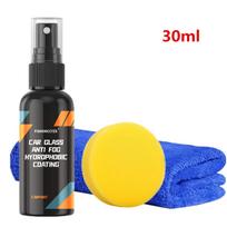 Car Glass Anti-rain Water Spray Repellent Nano Coating Hydrophobic Waterproof Agent Oil Film Removing  Auto Glass Film Agent 30ml set