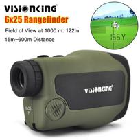 Visionking Multifunctional 6X25 Laser Rangefinder 600m Distance Meter Measurement High Angle LCD Range Finder Hunting Monocular VS6X25