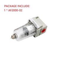 AF2000-02 AF3000-03 AF4000-04 High Quality Compressor Air Pump Filter Oil And Water Separator Air Source Processor (as the picture,Fiber Filter)