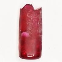 185.9 Ct Uncut Rough CERTIFIED Natural Red Ruby Loose Gemstone 27.56 mm Approx. raudona
