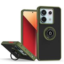Armor Matte Case For Xiaomi Poco F6 Pro F X6 X M6 M M4 G Cover Ring Magnetic Holder Stand Shockproof Coque Fundas For Poco F6