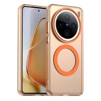 For  Magnetic Case for Vivo X200 Pro Mini X200pro Candy Color Translucent PC + TPU Shockproof Bumper for Vivo V40 Pro G VIVO X200 Pro Mini