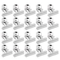 Multi-Pack Small Stainless Steel Food Bag Sealing Clips - Reusable, Versatile Metal Hinge Clips for Office, Home, and Store Use
