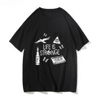 Life Is Strange Harajuku Anime T-shirts Cute Harajuku Short Sleeve Casual Women's T-shirt Clothing Street Tops Aesthetic Clothes S įvairiaspalvis