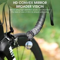 Bicycle Mirror Convex Adjustable MTB Bike Rearview Mirror Rotate Clear Handlebar End Portable Accessories for Outdoor Equipment