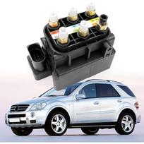 Oro pakabos vožtuvų blokas Oro tiekimo paskirstymas 2123200358 Suderinamas su Mercedes Benz GL320 GL350 GL450 GLE350 GLE400 S350 S400 S550 S600 S63 juoda