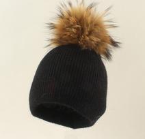 High Quality Real Fox Fur Pompom Hats Women Warm Angola Rabbit Fur Knitted Warm Hat Winter Beanies Skullies Female Cap Adult Head 55-59cm juoda