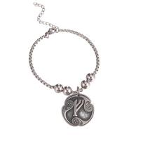 EUEAVAN Vintage Norse Runes Bracelet for Men Stainless Steel Box Chain Mysterious Nordic Viking Rune Bangles Amulet Jewelry Gift