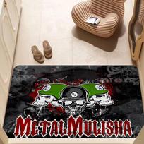 M-Metal M-Mulisha Žaidimų Anime Koridoriaus Kilimas Neslystantis Skalbimo Kambario Kilimėlis Skalbinių Dekoras Balkonas Vaikų Svetainė Lovos Šoninės Vietos Kilimai 40cm x 60cm white