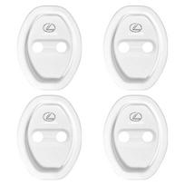 4pcs Car Door Lock Protect Cover Silica gel Case For Lexus IS300H NX300H CT200H IS250 IS200 RX400H RX450H IS 220D 250 UX balta