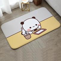 Bubu and Dudu Home Entrance Doormat Balcony Bathroom Floor Mats Welcome Mat Small Size Non-slip Rug Bedroom Carpet Homes Decor 40cm x 60cm
