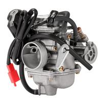 GY6 Carburetor Set for 4 Stroke 125 150cc 152QMJ Engine Moped  Scooter ATV 24mm PD24J Carb Intake Manifold Air Filter Spark Plug Carb Only