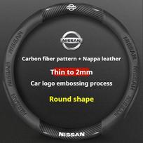 Car Steering Wheel Cover Nissan Qashqai Juke X-Trail Patrol Note Leaf Altima Maxima Micra Murano Rogue Pulsar Sentra Teana Tiida