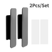 10/2Pc Self-adhesive Door Handle Multifunctional Window Cabinet Drawer Handles Organizer Open Sliding Door Knob Auxiliary Device (black,1 Set(2Pcs)) juoda