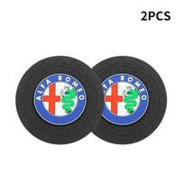 2pcs Car Auto Cup Holder Anti Slip Insert Coasters Pads For Alfa Romeo 159 Giulietta Giulia 147 Mito 156 Stelvio Volante
