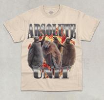 Absolute Unit T- Shirt Penguin Funny Meme Trendy King Big Penguin Unisex  Shirt S