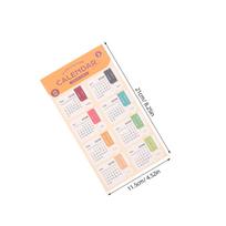 2 Sheets 2026 Schedule Calendar Stickers Monthly Planner Adhesive Index Divider Tabs Month Page Labels Diary Journal Supplies