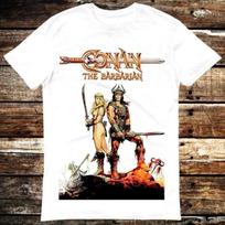 Conan The Barbarian Film Arnold GYM Movie Cult T  Shirt 6308 S