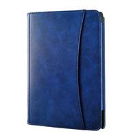 Auto Sleep/Wake 7.8 Inch E-Reader Case Shockproof Leather Folio Shell Magnetic Microfiber Lining for Kobo Aura One tamsiai mėlyna spalva