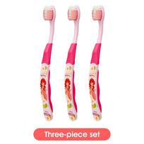 Cartoon children's soft fur toothbrush for gentle oral hygiene in children aged 3-12
