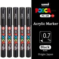 Uni Marker Pen, PC-3M Acrylic posca marcadores permanent marker graffiti paint pen For Rock Metal Leather Ceramic Glass Plastic