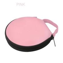 Portable 20 Capacity CD DVD Carrying Case with Hand Strap Oxford Cloth Storage Bag Dual-use Dustproof Car CD Bag Travel rožinė