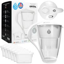 Szklany Dzbanek Filtrujący Dafi Crystal Unimax Led 2L Biały + 6 Filtrów