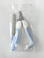 Pet Nail clippers Cat nail clippers Set with file Pet cleaning and grooming supplies Cat nail clippers (as the picture,S)