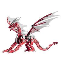 Dragon 3D Metal Puzzle Adult Edition Steampunk Mechanical Diy Assembly Model Kit Steel Warcraft Assembly Handmade Toy