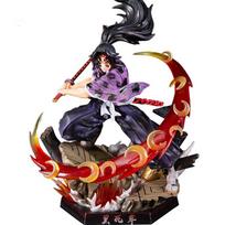 28Cm Kokushibo Anime Action Figure Model Statue Attack Posture Collection Desktop Decoration Toy Gift For Kids Adults Children's Birthday Gift Holiday