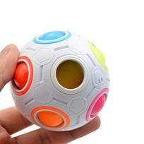 Cube Antistress Magic Fidget Toys Puzzle Rainbow Balls Children Educational Toy Adult Kid Stress Anxiety Christmas Gift