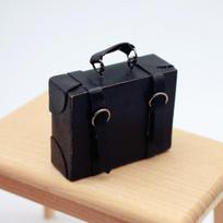 Dollhouse 112 Vintage Mini Retro Leather Suitcase Craft Miniature Items Storage Box Home Model Decor Toy Doll House Accessories