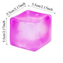 Ice Squishy Cube Fidget Toys Stress Easing Ball For Adults Kids Anxiety Sensory Toys For  Easter Christmas Gift