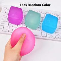 Ice Frosted Cube Shaped Fidget Toy Square Stress Easing Ball For Anxiety Squishy Squeeze Toy Gift For Adults For Kids Adults Children's Birthday Gift