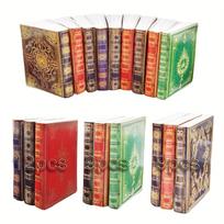 Mini 112 European Classic Page-Turning Book Doll House Pocket Book Accessories Bjd Scene Shooting For Kids Adults Children's Birthday Gift Holiday