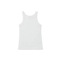 Levis Solid Knit Sleeveless Tank Top Women tops White A3381-0000 S