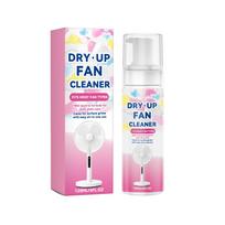 Dry Up Fan Cleaner Foam Cleaner for Most Fan Types Mild Neutral Formula for Surface Grime Removal Easy All in One Use 120ml One Size rožinė