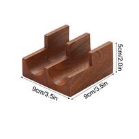 1/2/3/4/5 Slots Wooden Sushi Rack U-Shape Japanese Style Sushi Serving Tray Multi Purpose Innovative Sushi Maker Holder Home 2 Grid