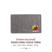 Super Absorbent Car Drying Towel Coral Velvet Cleaning Cloth For Abarth Freemont Strada 500x Grande Punto Ducato Stilo Palio