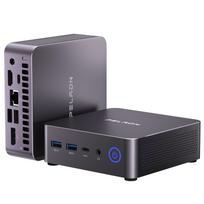 PELADN WO7 Mini PC AMD Ryzen 7 7735U (8C/16T, up to 4.75Ghz) 16GB DDR5+1TB SSD WiFi6 BT5.2 Quadruple-Display Mini Computer pilka