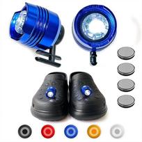 2pcs Headlights For Croc, Led Light For Croc Shoes Decoration, Funny Croc e Accessories Shoes Lights Handy Camping