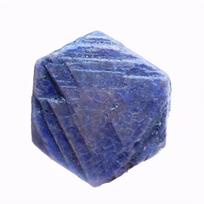 NATURAL Blue Tanzanite Rough 215 Ct Uncut Certified Earth Mind Loose GEMSTONE 48 mm Approx. mėlyna