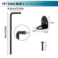 Gate Latch For Wooden Fence 12 Inch Hinges Bar Gate Ground Latch For Pool Trailer Farm Child Boat Garden juoda