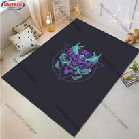 Fiery Demon Design Rug for Living Spaces carpet for home sofa bedroom, gift mats 40cm x 60cm