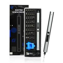 Precision Electric Screwdriver Set 46 in 1 Magnetic Phillips Torx Bits Professional Repair Disassembly Tools for iPhone Watch PC 46 in 1
